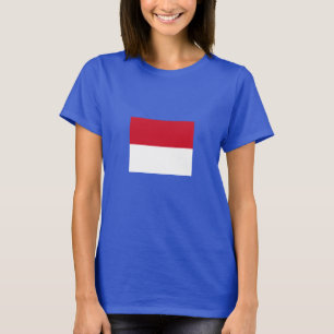 T-shirt Drapeau de Monaco