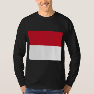 T-shirt Drapeau de Monaco