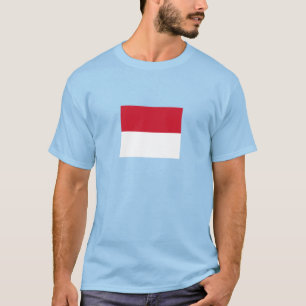 T-shirt Drapeau de Monaco
