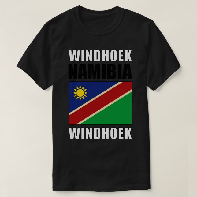 T-shirt Drapeau de Namibie (Design devant)