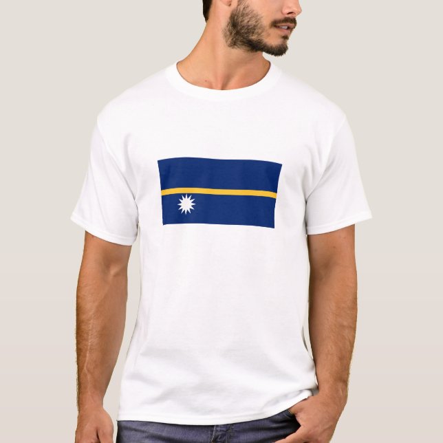 T-shirt Drapeau de Nauru (Devant)