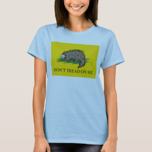 T-shirt Drapeau de ne pas marcher sur moi de Libertarien -