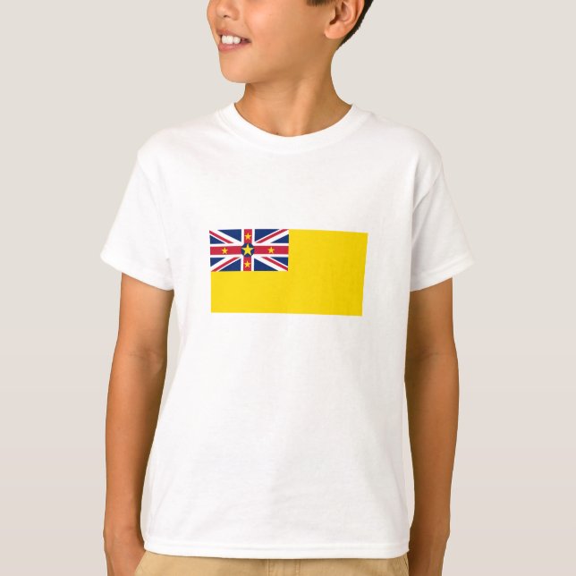 T-shirt Drapeau de Niue (Devant)