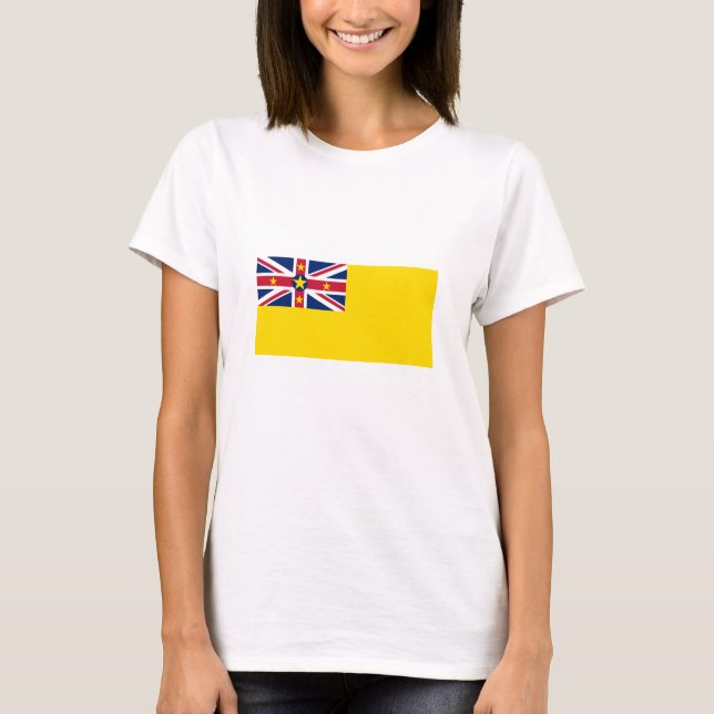 T-shirt Drapeau de Niue (Devant)