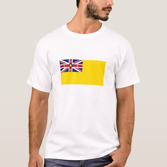T-shirt Drapeau de Niue (Devant)
