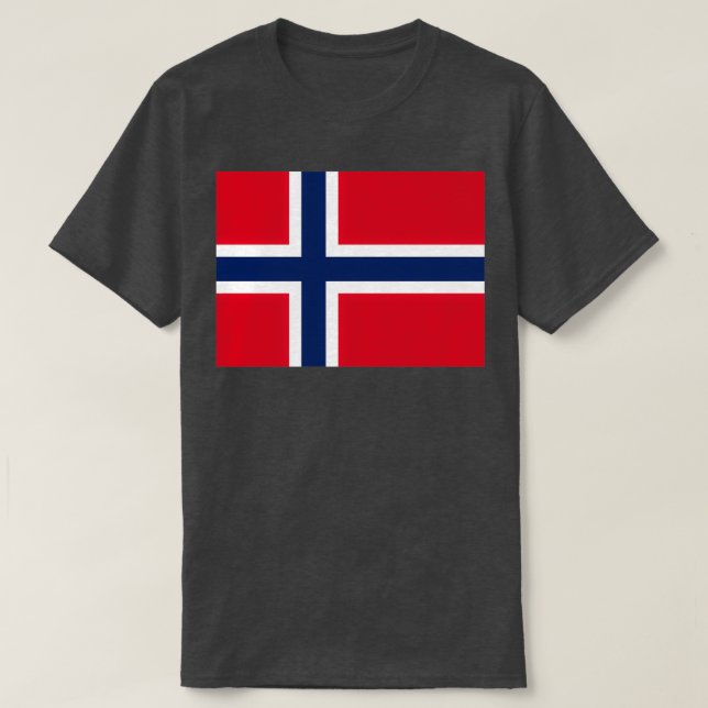T-shirt Drapeau de Norway (Design devant)
