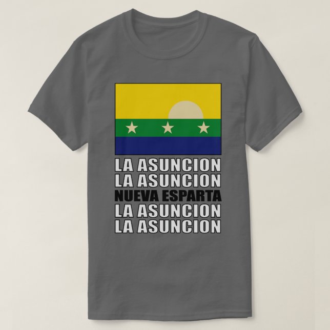 T-shirt Drapeau de Nueva Esparta (Design devant)