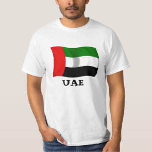 T-shirt Drapeau de ondulation des EAU