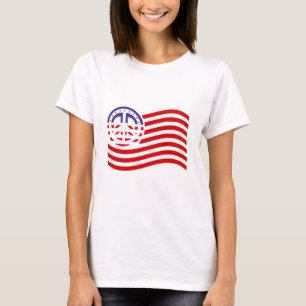 T-shirt Drapeau de paix
