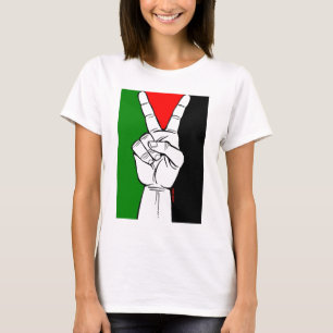 T-shirt Drapeau de paix de la Palestine