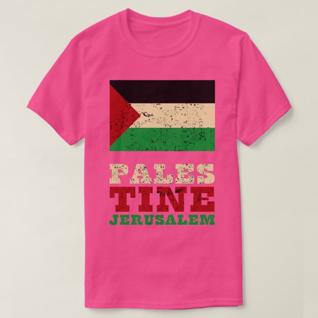 T-shirt Drapeau de Palestine 1 (Design devant)