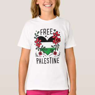 T-shirt Drapeau de palestine libre