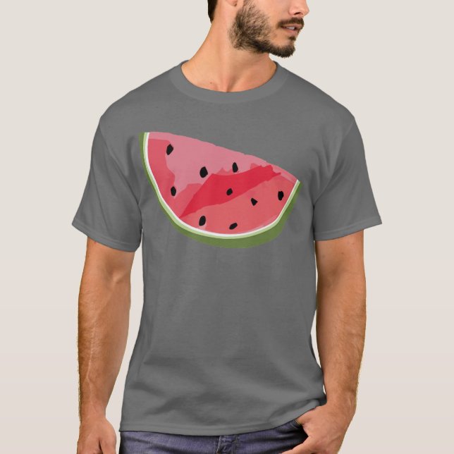 T-shirt Drapeau de Palestine pastèque Carte de Palestine a (Devant)