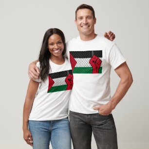 T-shirt Drapeau de Palestine, Sauvez Gaza, Libérez Gaza