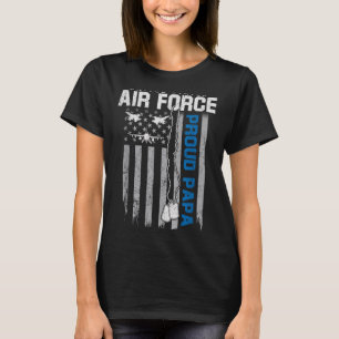 T-shirt Drapeau de papa fier de l'armée de l'air américain