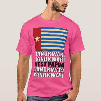 T-shirt Drapeau de Papouasie occidentale