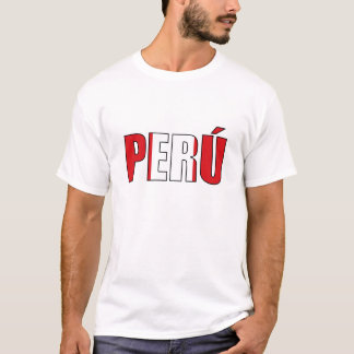 T-shirt Drapeau de Péruviens du Pérou