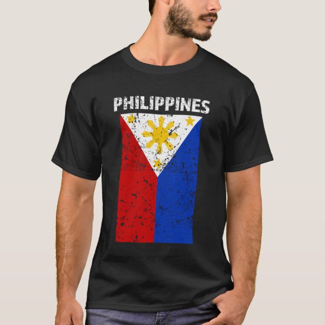 T-shirt Drapeau de Philippines - fierté philippine - la (Devant)