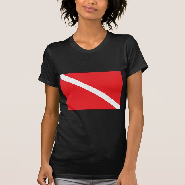 T-shirt Drapeau de piqué de SCAPHANDRE (Devant)