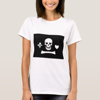 T-shirt Drapeau de pirate de capot de Stede