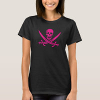 Drapeau de pirate Jack Calico rose Jolly Roger Gra