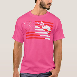 T-shirt Drapeau de plongée en scaphandre drôle Plongeur pr