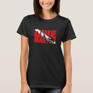 T-shirt Drapeau de plongée sous-marine de femme plongeur m