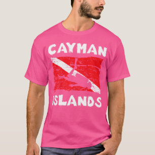 T-shirt Drapeau de plongée sous-marine des îles Caïmans