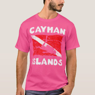 T-shirt Drapeau de plongée sous-marine des îles Caïmans
