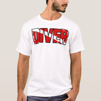 T-shirt Drapeau de plongeur en scaphandre autonome Weather