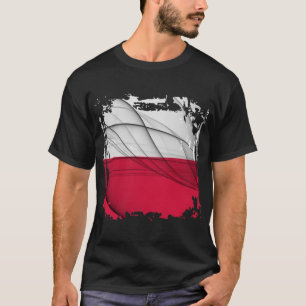 T-shirt Drapeau de Pologne