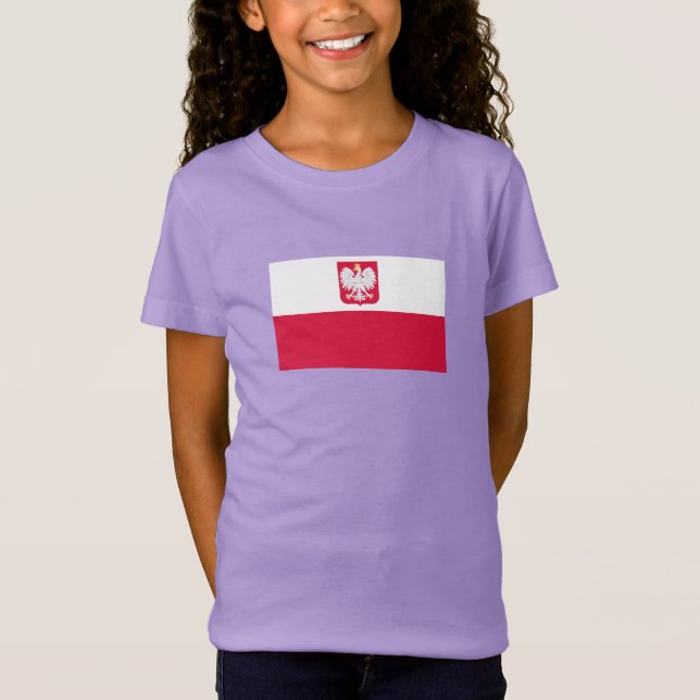 T-Shirt Drapeau de Pologne (Devant)