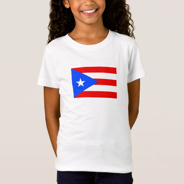T-Shirt Drapeau de Porto Rico (Devant)