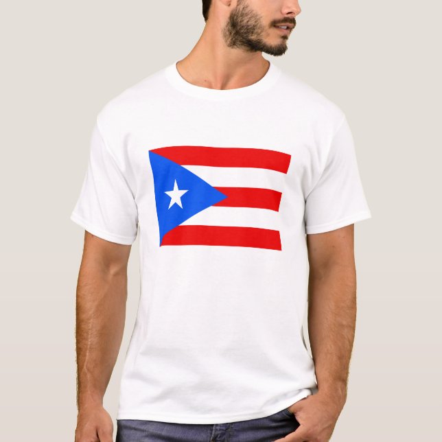 T-shirt Drapeau de Porto Rico (Devant)