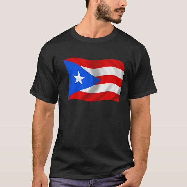 T-shirt Drapeau de Porto Rico (Devant)