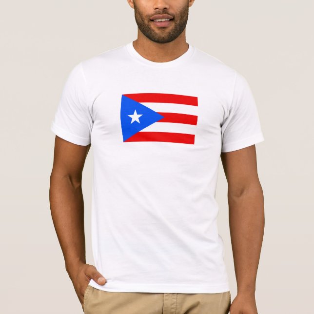 T-shirt Drapeau de Porto Rico (Devant)