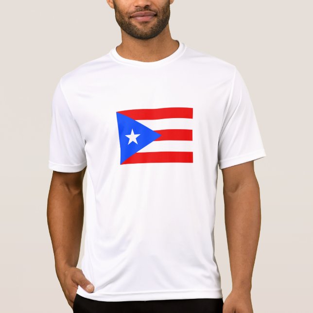 T-shirt Drapeau de Porto Rico (Devant)