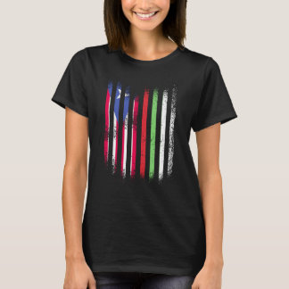 T-shirt Drapeau de Porto Rico Bulgarie Drapeaux de pays cu