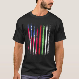 T-shirt Drapeau de Porto Rico Bulgarie Drapeaux de pays cu