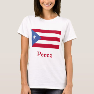 T-shirt Drapeau de Portoricain de Perez