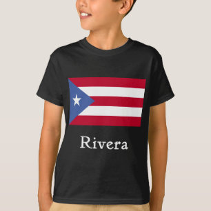 T-shirt Drapeau de Portoricain de Rivera