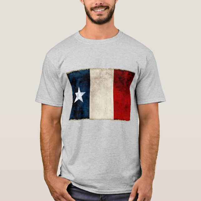 T-SHIRT "DRAPEAU DE PREMIÈRE ÉTOILE UNIQUE" (Devant)