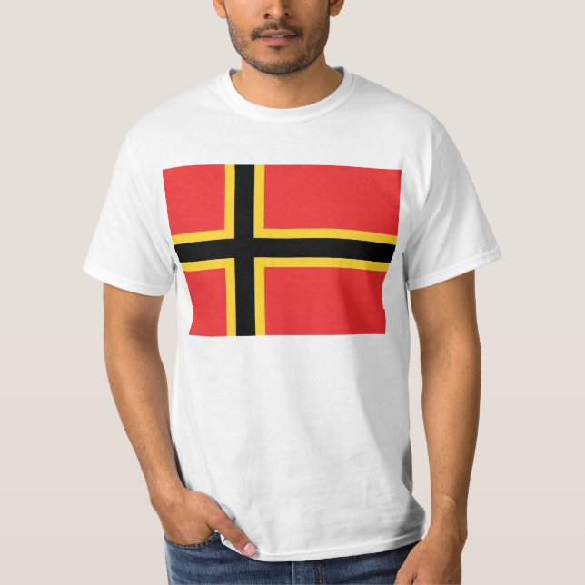 T-shirt Drapeau de résistance allemand (Devant)