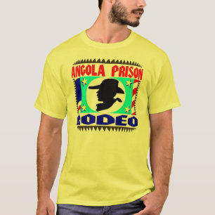 T-shirt Drapeau de rodéo de prison de l'Angola