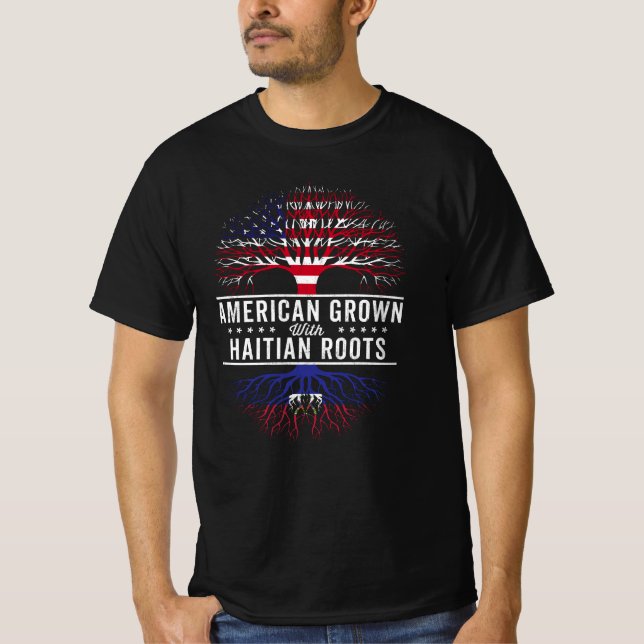 T-shirt Drapeau de Roots (Devant)