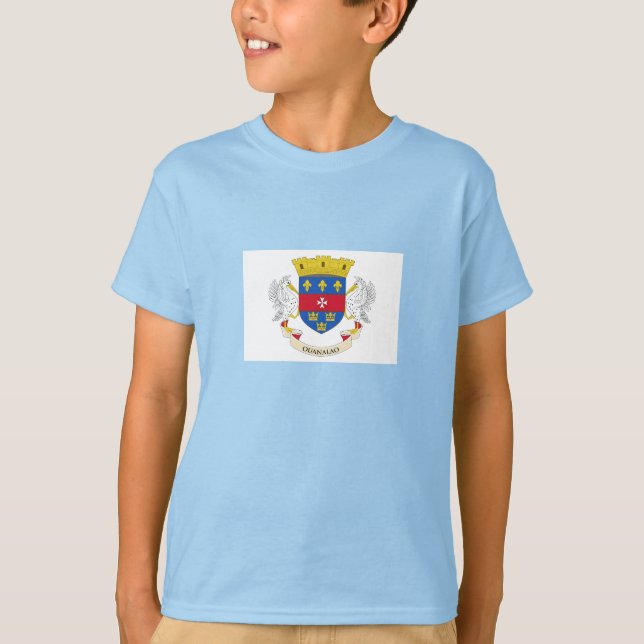 T-shirt Drapeau de Saint-Barthélemy (Devant)