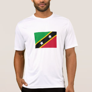 T-shirt Drapeau de Saint-Christophe-et-Niévès