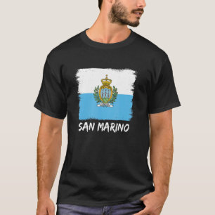 T-shirt Drapeau De Saint-Marin 1