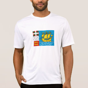 T-shirt Drapeau de Saint-Pierre-et-Miquelon