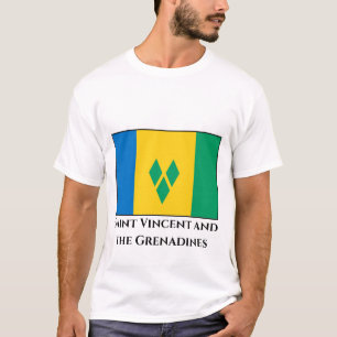 T-shirt Drapeau de Saint-Vincent-et-les Grenadines